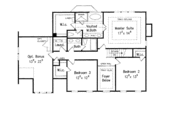 Classical Style House Plan - 4 Beds 3 Baths 2426 Sq/Ft Plan #927-865 