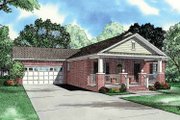 Craftsman Style House Plan - 3 Beds 2 Baths 1250 Sq/Ft Plan #17-2751 