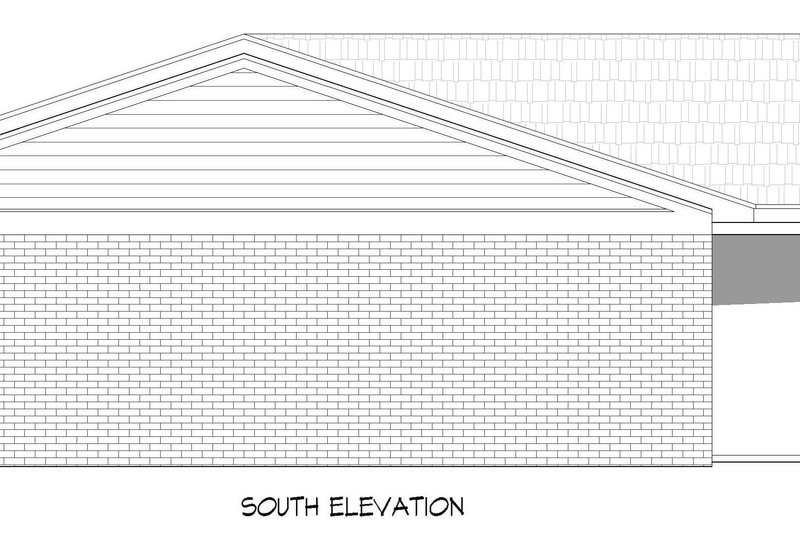 Dream House Plan - Exterior - Other Elevation 1 for Country House Plan #932-1306, 1 bath