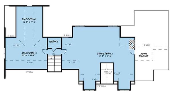 Craftsman Floor Plan - Other Floor Plan #17-3407