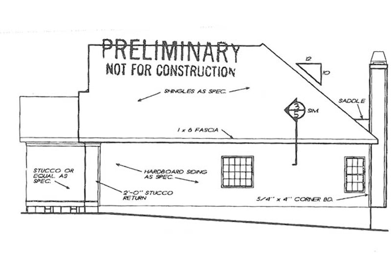 Home Plan - Exterior - Other Elevation for Country House Plan #927-240 - 3 bed, 2 bath