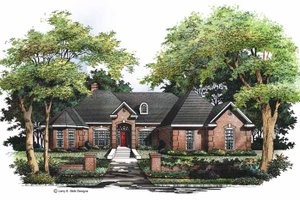 House Design - European Exterior - Front Elevation Plan #952-52