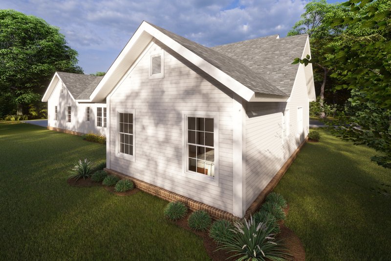 House Blueprint - Exterior - Other Elevation 1 for Cottage House Plan #513-2190 - 3 bed, 2 bath