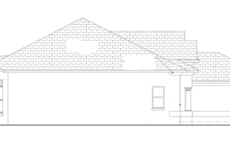 Home Plan - Exterior - Other Elevation 1 for Mediterranean House Plan #1058-35 - 3 bed, 2 bath