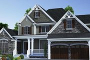 Traditional Style House Plan - 3 Beds 4 Baths 2683 Sq/Ft Plan #17-3424 