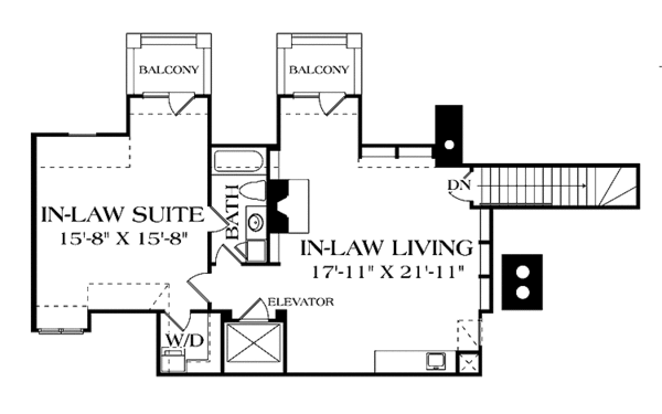 House Design - European Floor Plan - Other Floor Plan #453-608