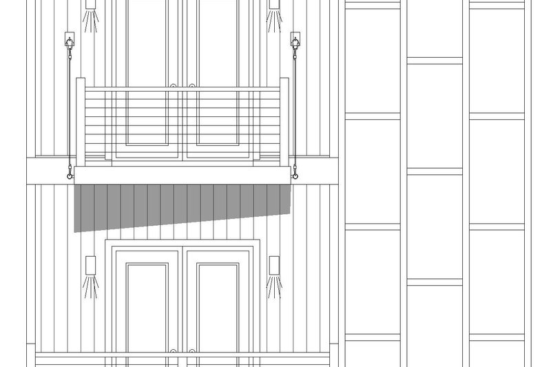 House Design - Exterior - Front Elevation 3 for Beach House Plan #932-1001 - 3 bed, 3.5 bath