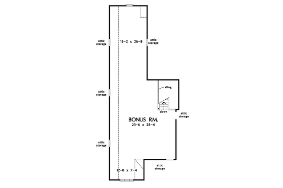 Floor Plan - Other Floor for Country House Plan #929-809 - 3 bed, 3.5 bath