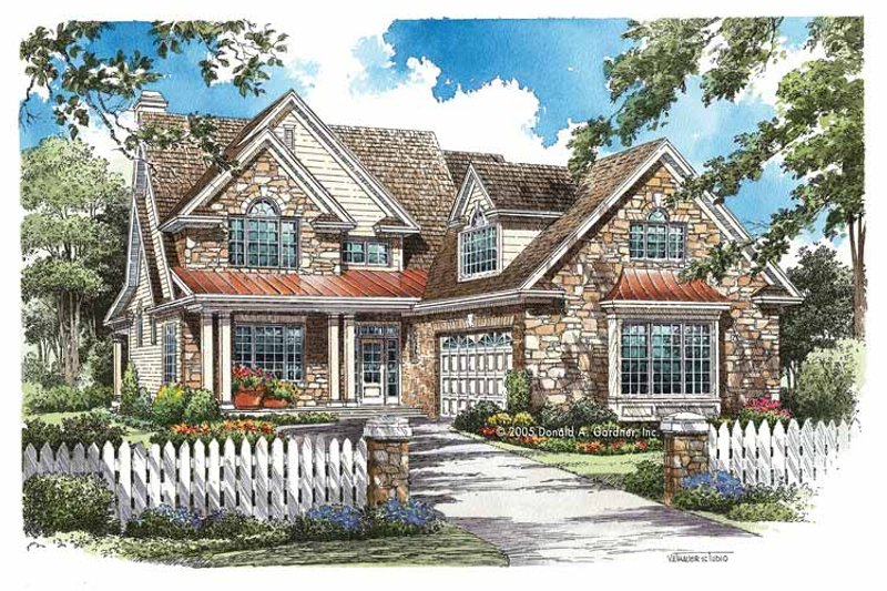 Architectural House Design - Traditional Exterior - Front Elevation Plan #929-771