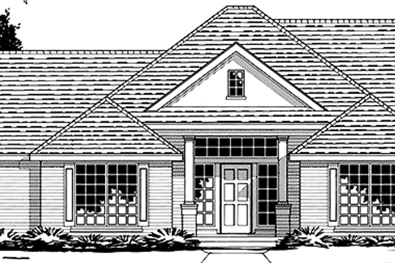 Home Plan - European Exterior - Front Elevation Plan #472-385
