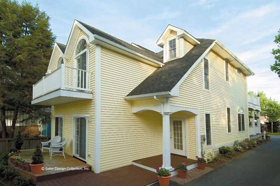Exterior - Front Elevation 4 for Country House Plan #930-81 - 3 bed, 2.5 bath