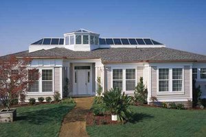 House Design - Exterior - Front Elevation for Contemporary House Plan #72-1070 - 3 bed, 2 bath