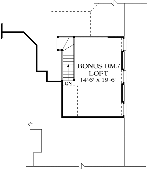 Home Plan - Traditional Floor Plan - Upper Floor Plan #453-138