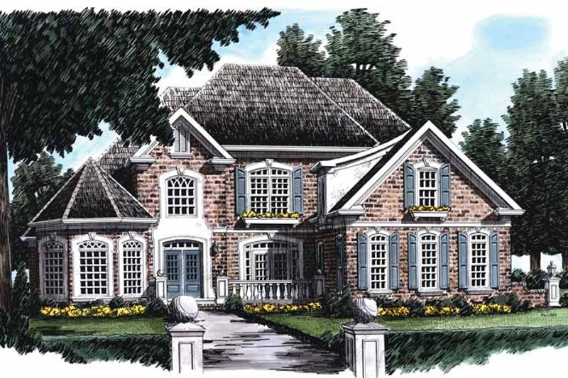 Dream House Plan - Country Exterior - Front Elevation Plan #927-139