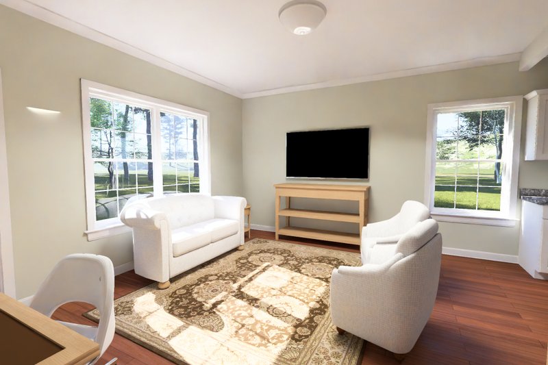 Home Plan - Interior - Family Room for Modern House Plan #513-2488 - 2 bed, 2.5 bath