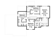 Craftsman Style House Plan - 4 Beds 3.5 Baths 2804 Sq/Ft Plan #51-433 
