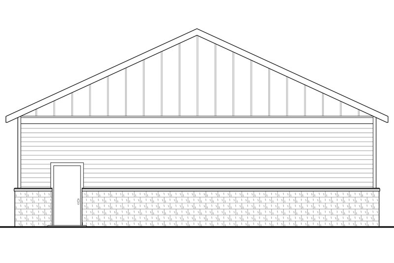 Dream House Plan - Exterior - Rear Elevation for Traditional House Plan #124-1070, 0 bath