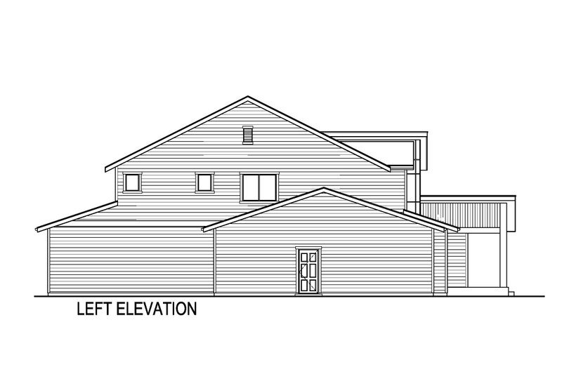 House Plan Design - Exterior - Other Elevation for Contemporary House Plan #569-89 - 4 bed, 3 bath