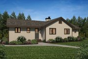 Cabin Style House Plan - 3 Beds 2 Baths 1230 Sq/Ft Plan #47-315 