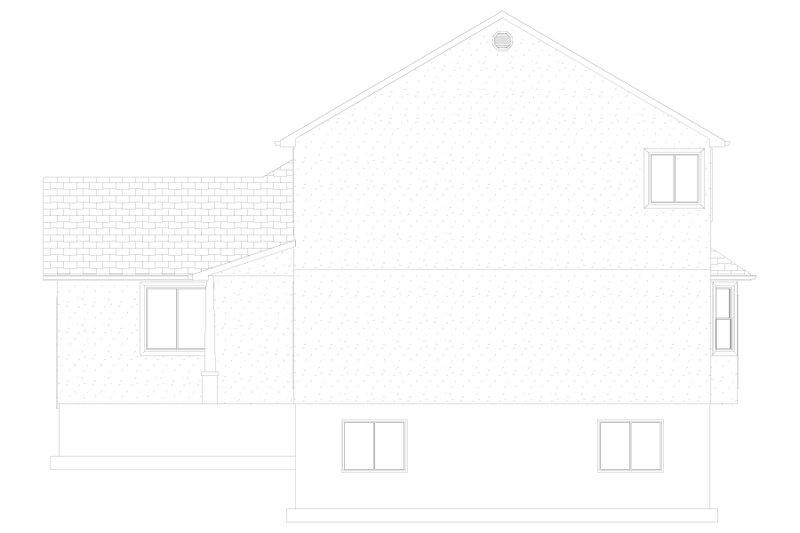 Dream House Plan - Exterior - Other Elevation 1 for Traditional House Plan #1060-208 - 4 bed, 2.5 bath