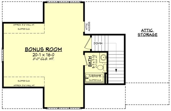 Dream House Plan - Farmhouse Floor Plan - Upper Floor Plan #430-236