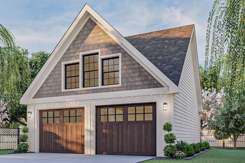 Dream House Plan - Traditional Exterior - Front Elevation Plan #455-53