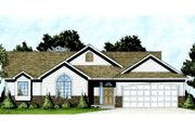 Traditional Style House Plan - 3 Beds 2 Baths 1214 Sq/Ft Plan #58-206 