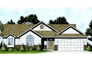 Traditional Exterior - Front Elevation Plan #58-206