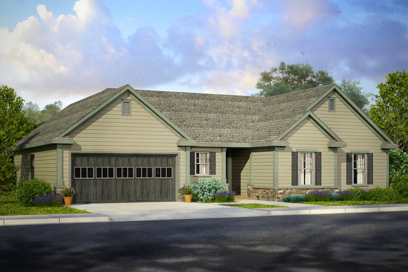 Traditional Style House Plan - 3 Beds 2 Baths 2102 Sq/Ft Plan #124-987