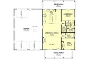 Barndominium Style House Plan - 2 Beds 2 Baths 1280 Sq/Ft Plan #430-419 Floor 