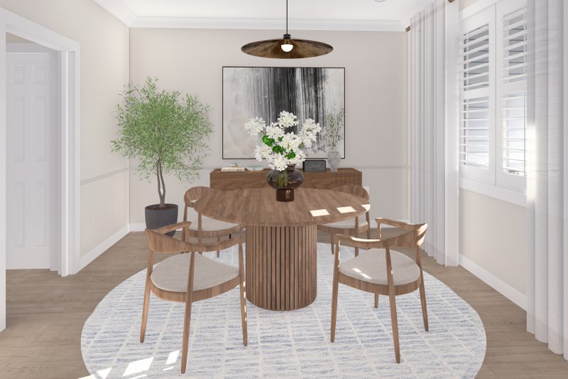 Architectural House Design - Interior - Dining Room for Farmhouse House Plan #1060-368 - 5 bed, 4 bath