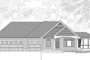 Traditional Exterior - Front Elevation Plan #49-252