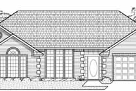 Exterior - Front Elevation for Traditional House Plan #65-140 - 4 bed, 2.5 bath