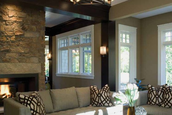 Interior - Family Room for European House Plan #928-180 - 3 bed, 3.5 bath