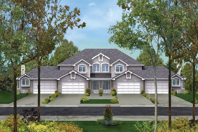 Dream House Plan - Traditional Exterior - Front Elevation Plan #57-145