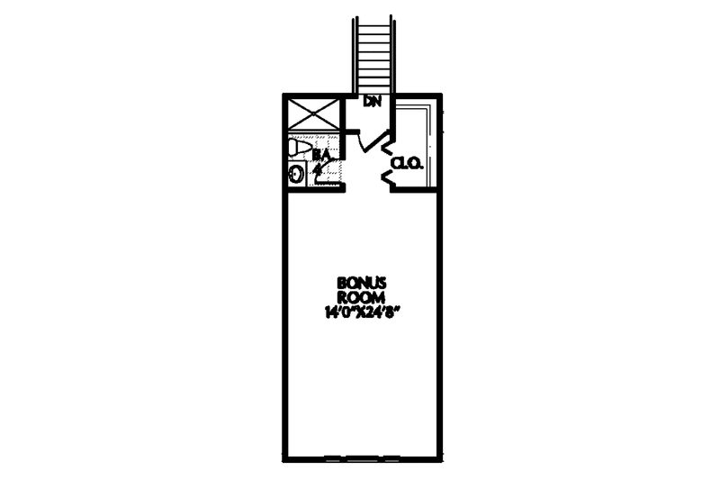 Home Plan - Floor Plan - Other Floor for Mediterranean House Plan #999-112 - 3 bed, 3 bath