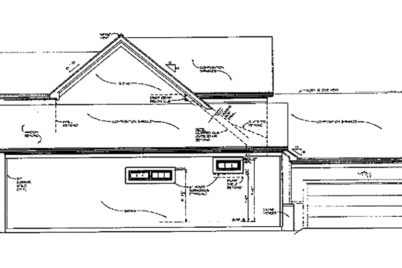 Dream House Plan - Exterior - Other Elevation for Craftsman House Plan #453-157 - 4 bed, 3 bath