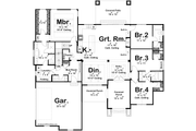 Modern Style House Plan - 4 Beds 4.5 Baths 2315 Sq/Ft Plan #455-398 