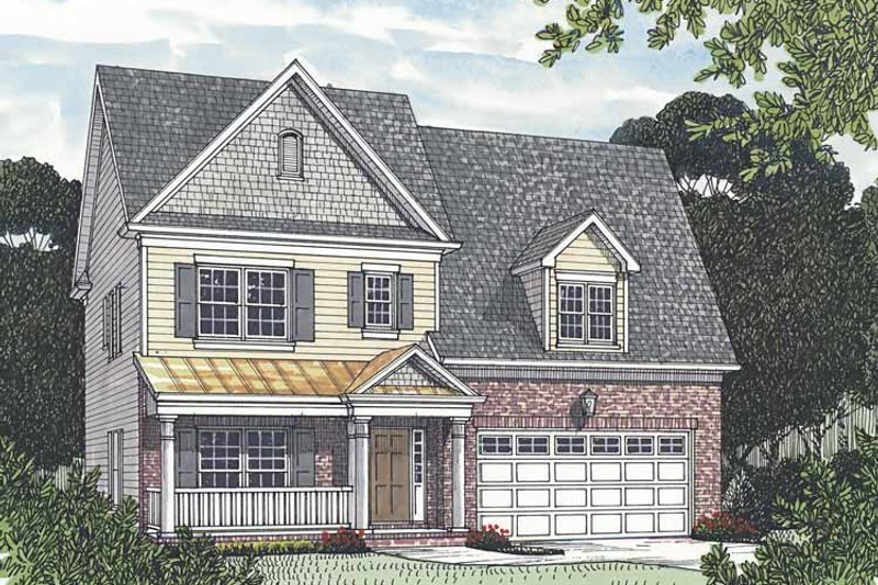 Home Plan - Traditional Exterior - Front Elevation Plan #453-528