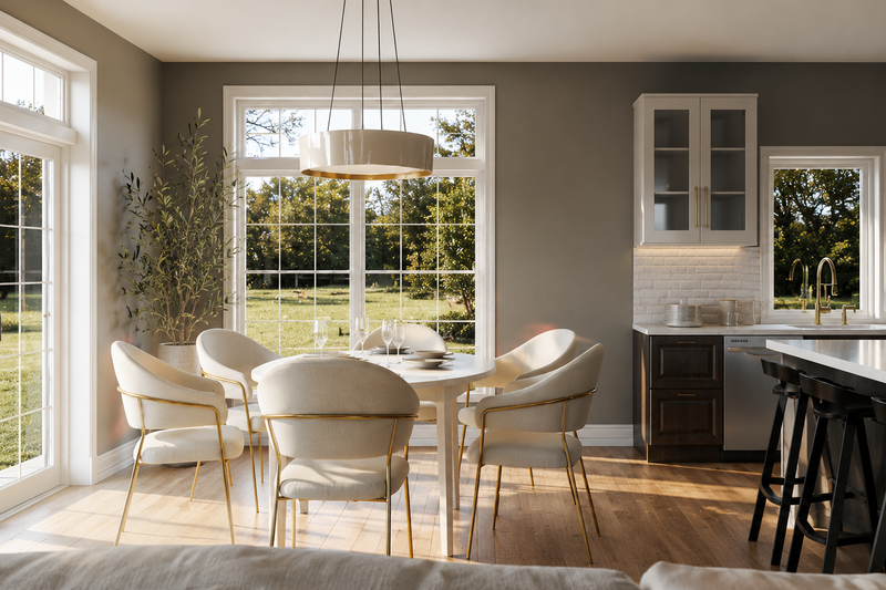 House Design - Interior - Dining Room for Traditional House Plan #1064-480 - 3 bed, 2.5 bath