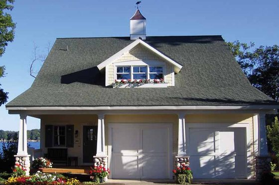 Exterior - Front Elevation 4 for Bungalow House Plan #928-22 - 5 bed, 3.5 bath