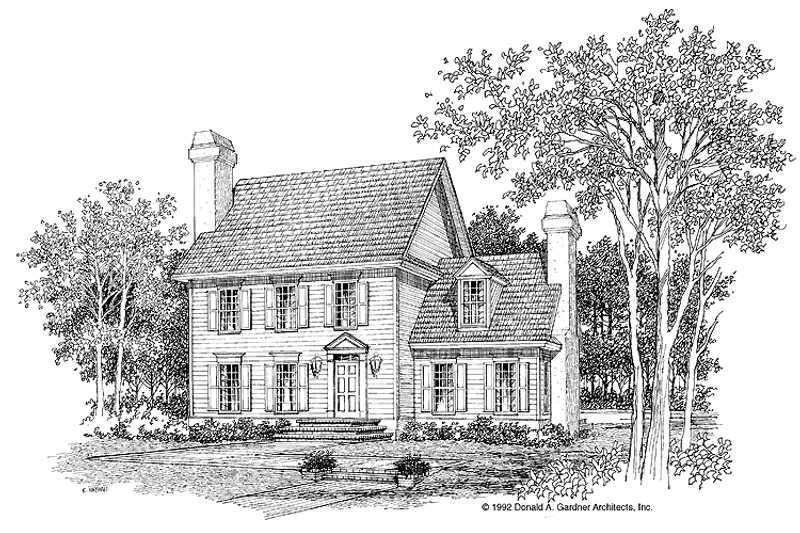 Dream House Plan - Classical Exterior - Front Elevation Plan #929-137