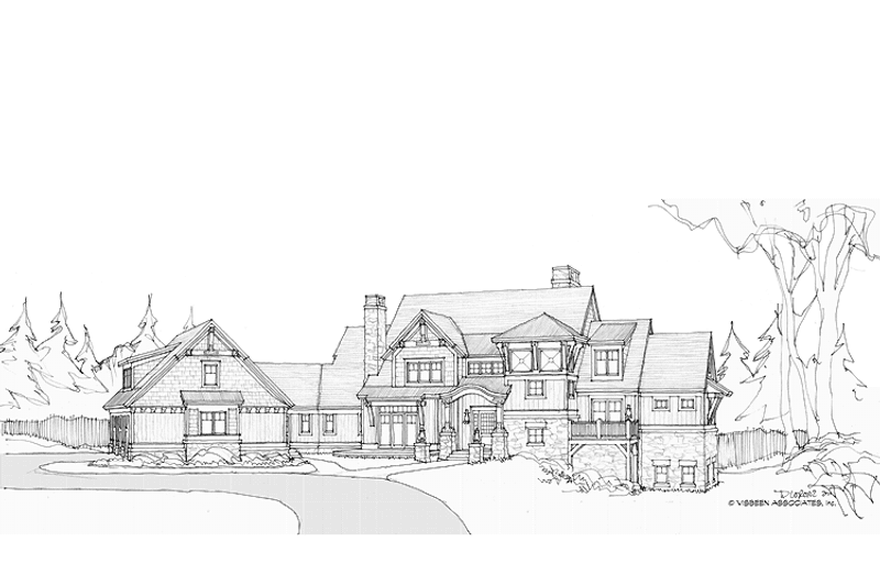 Home Plan - Exterior - Front Elevation 6 for Craftsman House Plan #928-224 - 4 bed, 3.5 bath