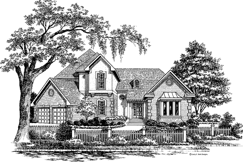 Dream House Plan - Victorian Exterior - Front Elevation Plan #952-55