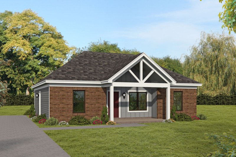 Home Plan - Traditional Exterior - Front Elevation Plan #932-541