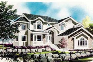 Architectural House Design - Ranch Exterior - Front Elevation Plan #308-268