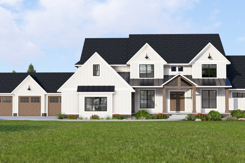 House Design - Exterior - Front Elevation for Craftsman House Plan #1064-273 - 5 bed, 5 bath