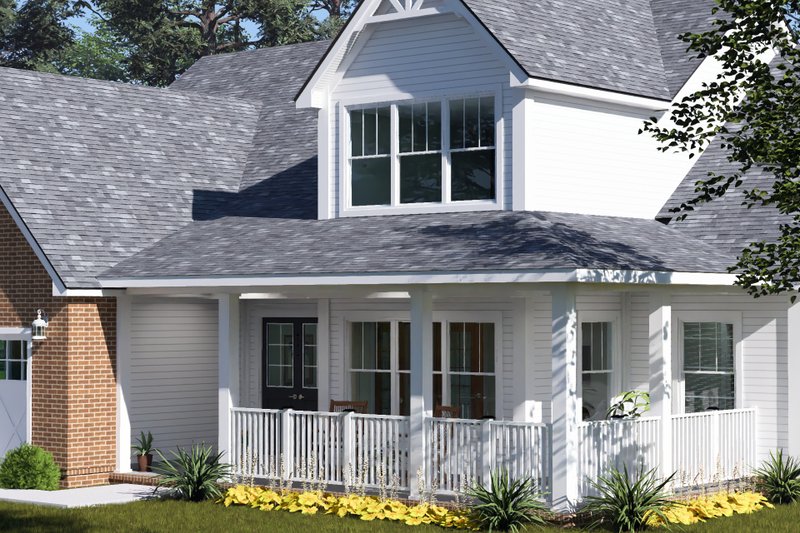 Dream House Plan - Exterior - Other Elevation 2 for Farmhouse House Plan #513-2482 - 3 bed, 2.5 bath