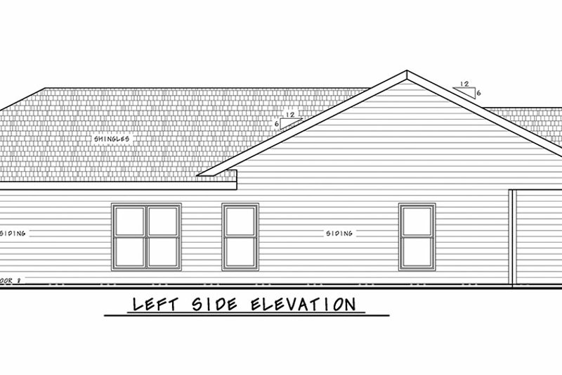 Dream House Plan - Exterior - Other Elevation for Traditional House Plan #20-2342 - 2 bed, 2 bath