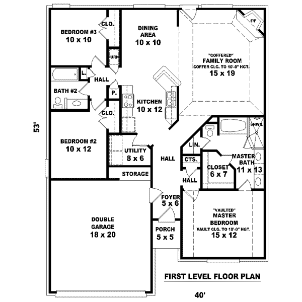 European Floor Plan - Main Floor Plan #81-1421